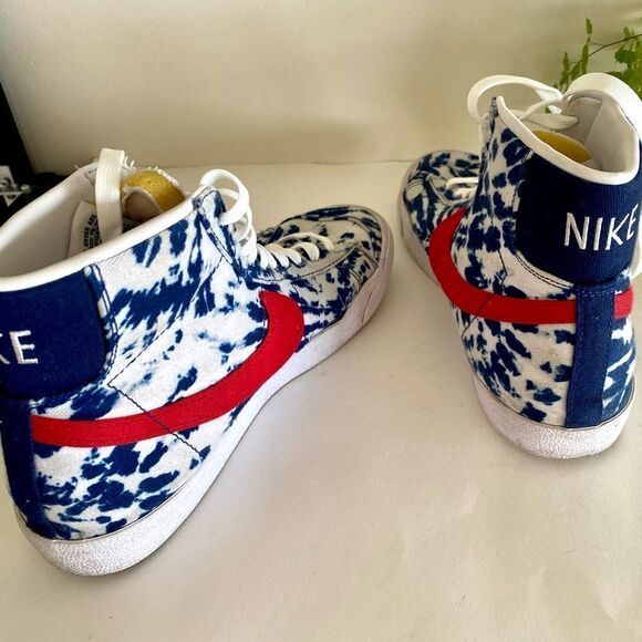 Nike Blazer Mid ‘77 Vintage Blue Tye Dye 9 - Picture 6 of 8